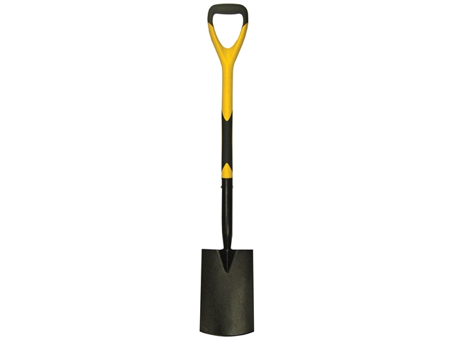 Faithfull Digging Spade Steel Shaft Soft-Grip Handle