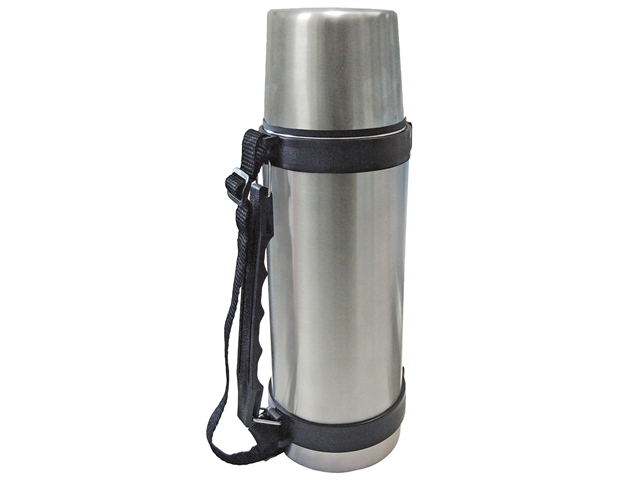 Faithfull Vacuum Flask Stainless Steel 1 Litre