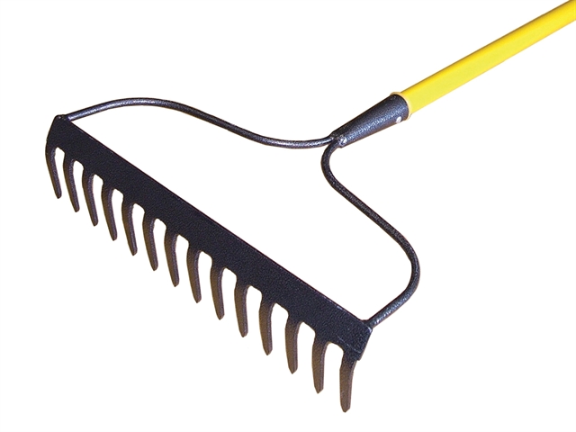 Faithfull Garden Rake Fibreglass Shaft