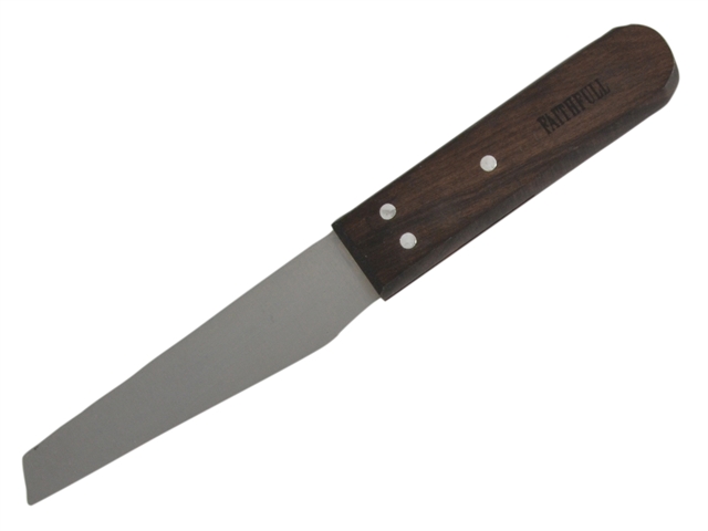 Faithfull Shoe Knife 115mm (4.1/2in) - Rosewood Handle