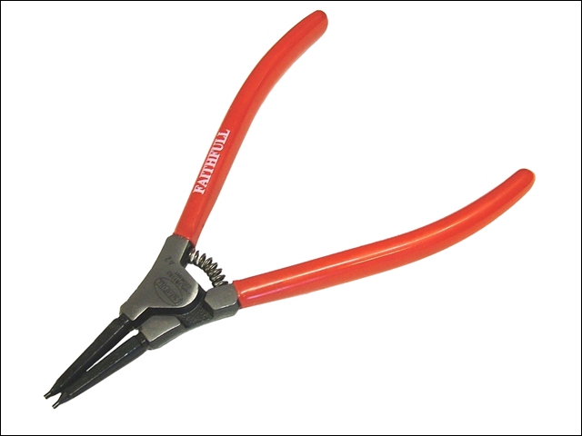 Faithfull External Straight Circlip Pliers 181/180mm