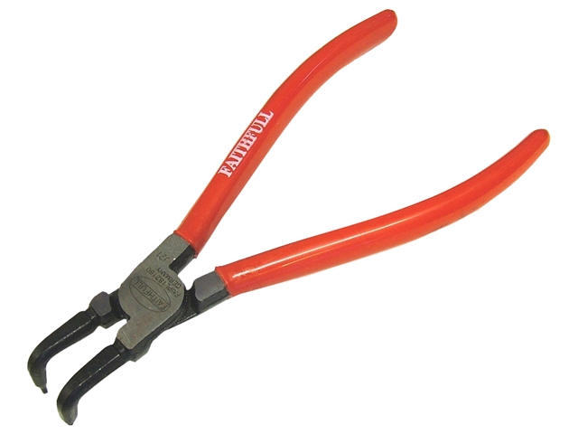 Faithfull Internal Bent Circlip Pliers - 180mm