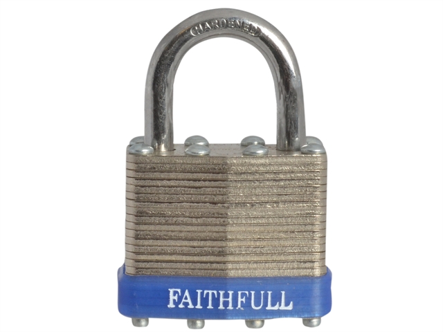 Faithfull Laminated Steel Padlock 32mm