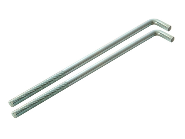 Faithfull External Building Profile - 350 mm (14 in) Bolts (Pack of 2)