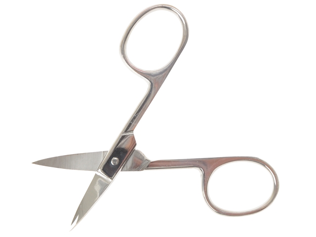 Faithfull Nail Scissors Straight 90mm (3.1/2in)