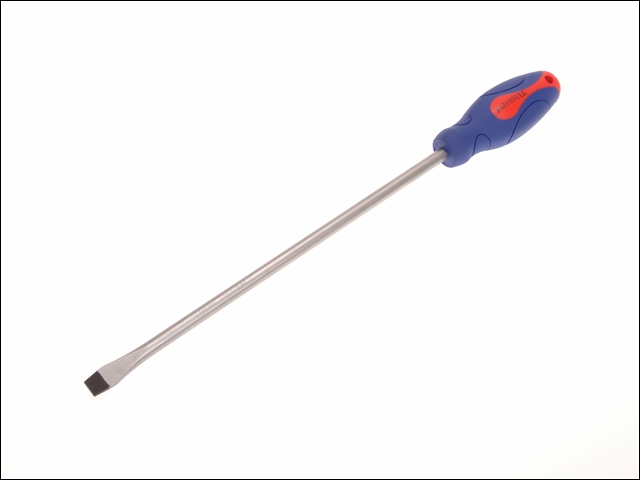 Faithfull Soft Grip Screwdriver Slotted Flared Tip 12mm x 300mm