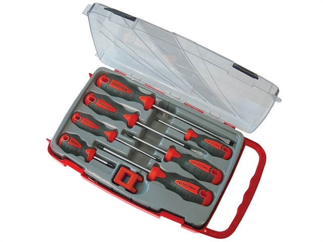 Faithfull Screwdriver Soft Grip Set of 8