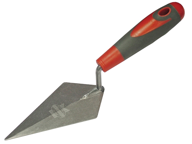Faithfull Pointing Trowel London Pattern Soft Grip Handle 6in