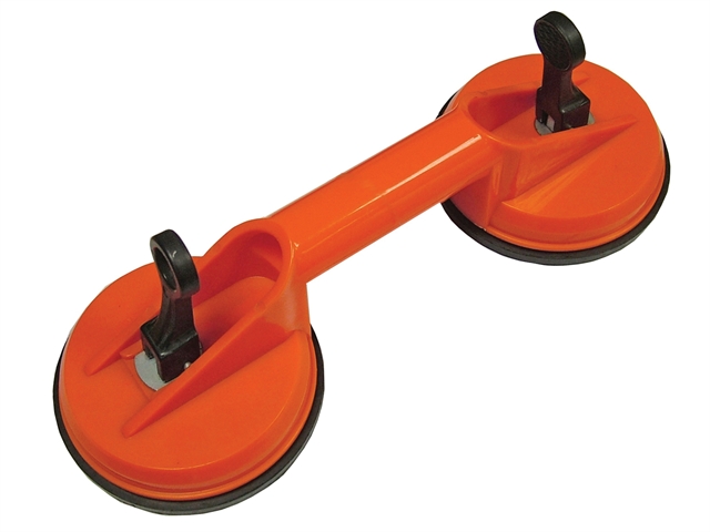 Faithfull Double Pad Suction Lifter 120mm Pads