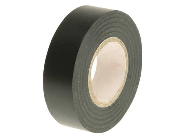 Faithfull PVC Electrical Tape Black 19mm x 20m