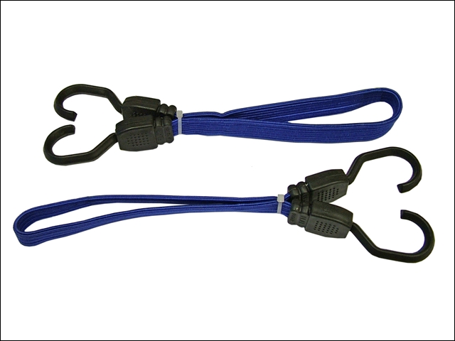 Faithfull Flat Bungee Cord 46cm (18in) Blue