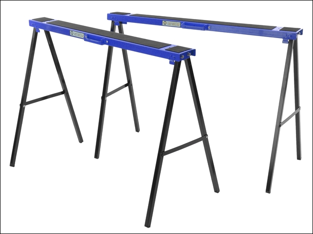 Faithfull Steel Trestles(Set 2) Height 78cm x Length 100cm x Width 10cm