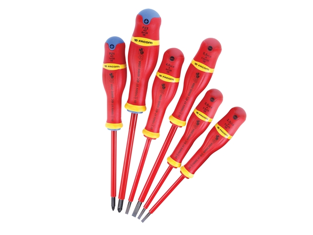 Facom VDE Protwist 1000v Screwdriver Set Of 6