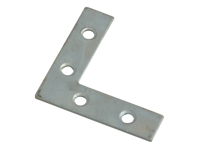 Forge Corner Plates  Zinc Plated 50mm Pack of 10