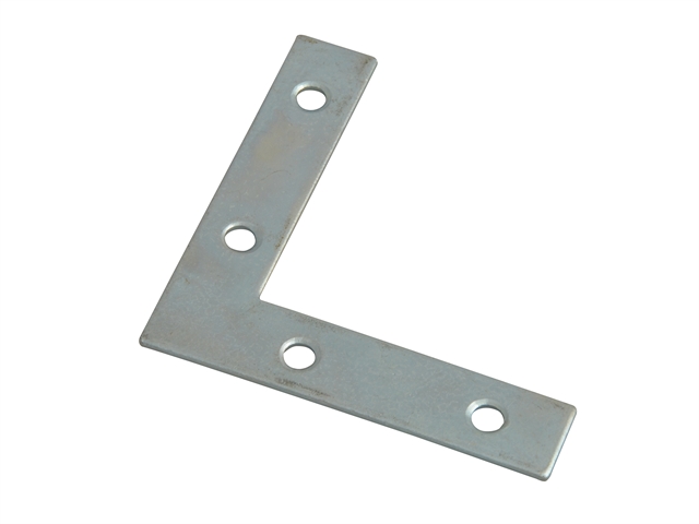 Forge Corner Plates  Zinc Plated 75mm Pack of 10