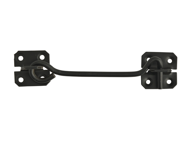 Forge Cabin Hook - Black Powder Coated 152mm (6in)