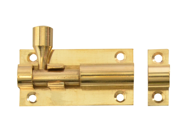 Forge Door Bolt - Brass 50mm (2in)