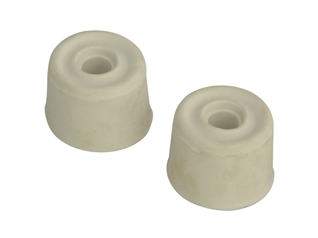 Forge Door Stop - Rubber Round Type 32mm Pack of 2