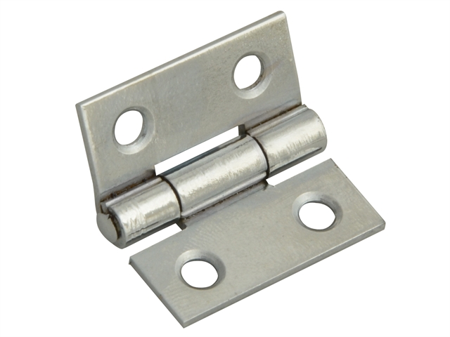 Forge Butt Hinge Polished Chrome Finish 40mm (1.5in) Pack of 2