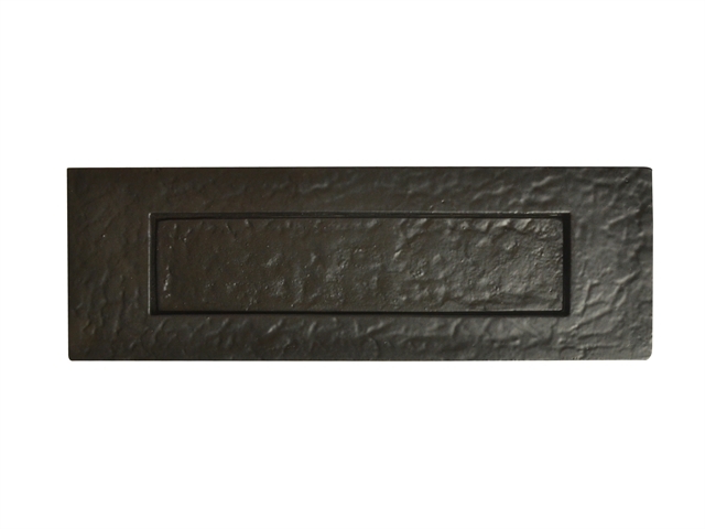 Forge Letter Plate - Antique Black Powder Coated 250mm