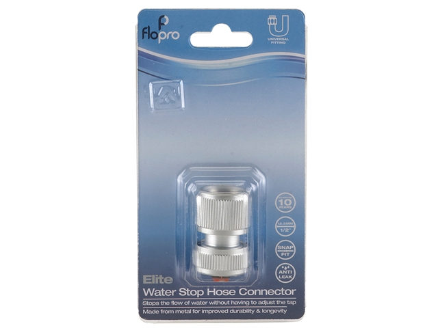 Flopro Elite Water Stop Hose Connector