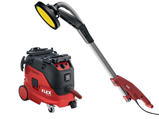 Flex Power Tools GE 5 R+TB-L Giraffe® Sander 500W 110V & VCE 33 M AC Vacuum Cleaner 1400W 110V