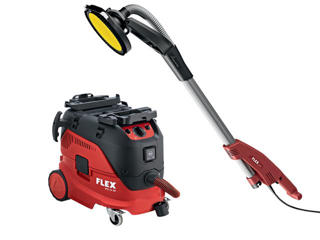 Flex Power Tools GE 5 + TB-L Giraffe® Sander 500W 110V & VCE 33 M AC Vacuum Cleaner 1400W 110V
