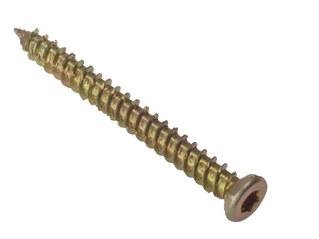 Forgefix Concrete Frame Screw Torx High-Low Thread ZYP 7.5 x 112mm Bag 10