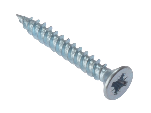 Forgefix General Purpose Pozi Screw CSK TT ZP 1.1/2 x 6 Blister 20