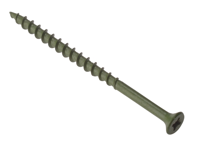 Forgefix Decking Screw Pozi ST Green Anti-Corrosion 4.5 x 60mm Bulk Tub 1000