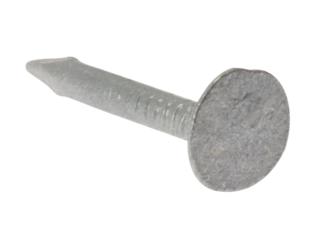 Forgefix Clout Nail Extra Large Head Galvanised 30mm Bag Weight 2.5kg