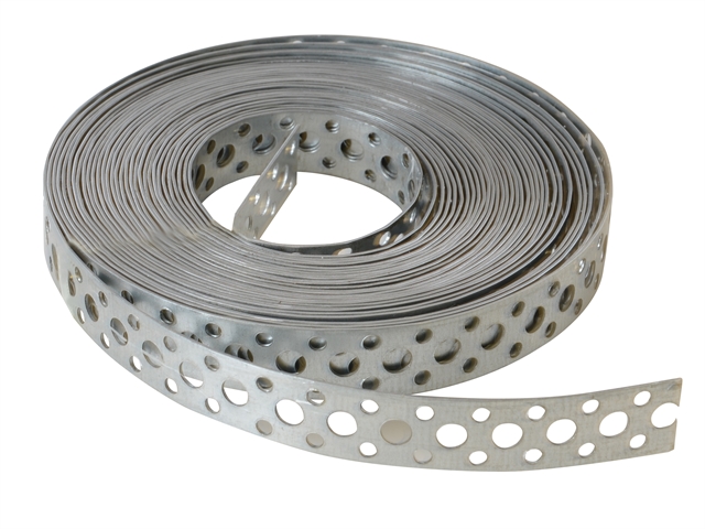 Forgefix Builders Galvanised Fixing Band 20mm x 1.0 x 10m Box 1