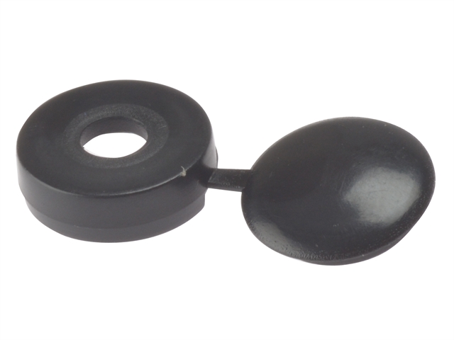Forgefix Hinged Cover Cap Black No.6-8 Blister 20