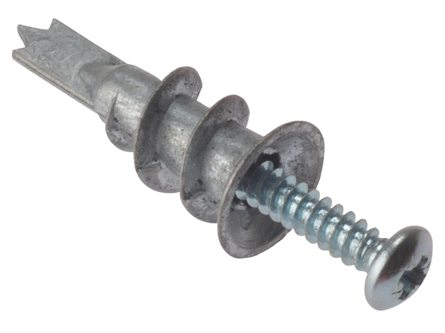 Forgefix Cavity Wall Zinc Speed Plug 4.0mm Box 100