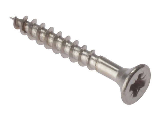 Forgefix Multi-Purpose Pozi Screw CSK ST Stainless Steel 3.5 x 20mm Box 200