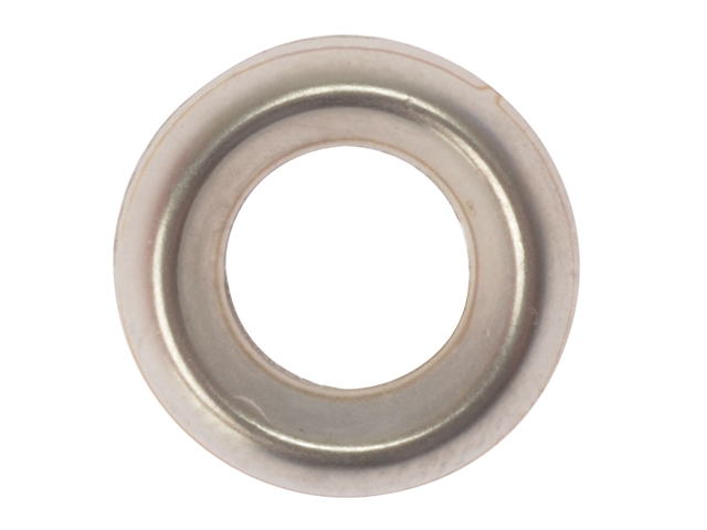 Forgefix Screw Cup Washer Solid Brass Nickel Plated No.10 Blister 20