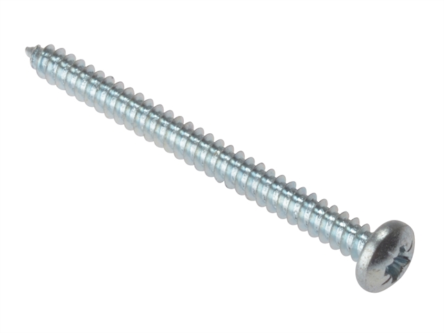 Forgefix Self Tapping Screw Pozi Pan Head ZP 2 x 8 Box 200