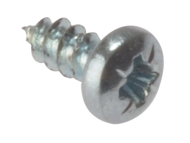 Forgefix Self Tapping Screw Pozi Pan Head ZP 3/4 x 4 Blister 40