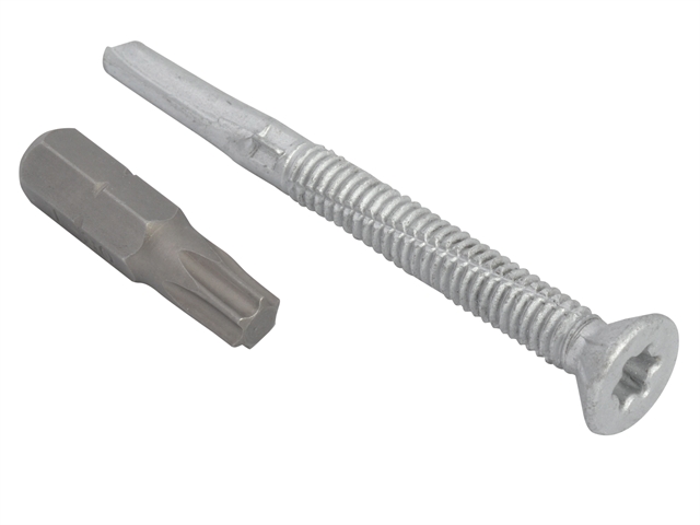 Forgefix TechFast Roofing Screw Timber - Steel Heavy Section 5.5x60mm Pack 100