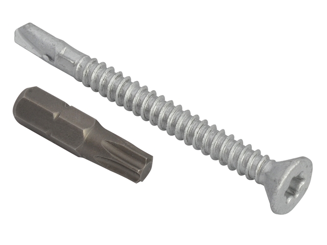 Forgefix TechFast Roofing Screw Timber - Steel Light Section 5.5x60mm Pack 100