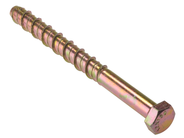 Forgefix Lightning Bolt Hexagon Head M10 x 150mm Bag 10