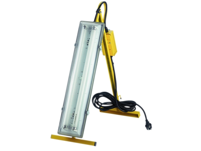 Faithfull Power Plus Plasterers Folding Light 2 x 18 Watt 240 Volt 240V