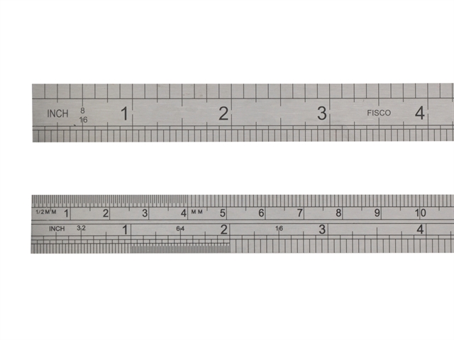 Fisco 706S Stainless Steel Rule 150mm / 6in