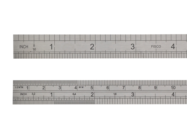 Fisco 712S Stainless Steel Rule 300mm / 12in