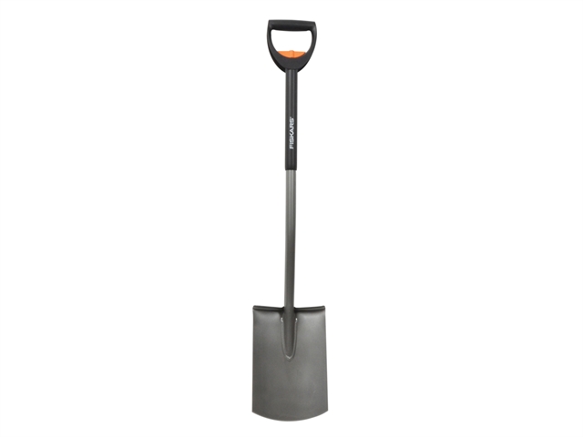 Fiskars Telescopic Garden Spade Rounded