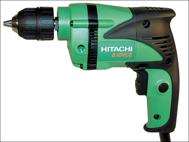 Hitachi D10VC2 Rotary Drill 10mm Keyless 460 Watt 110 Volt 110V