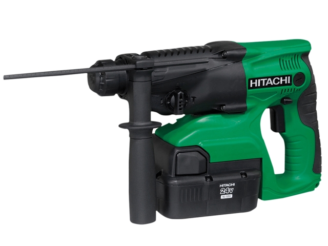 Hitachi DH24DVC SDS Plus Hammer Drill 3 Mode 24 Volt 2 x 2.0Ah NiMH 24V