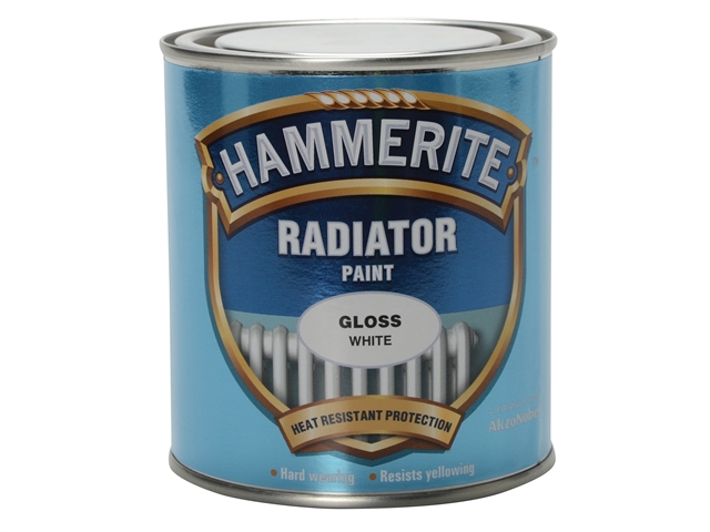 Hammerite Radiator Paint Gloss White 500ml