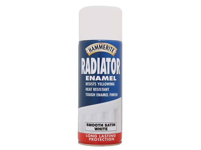 Hammerite Radiator Enamel Aerosol Satin 400ml