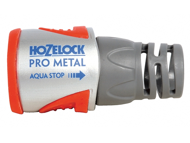 Hozelock 2035 Pro Metal Aqua Stop Hose Connector 12.5 - 15mm